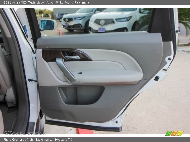 Aspen White Pearl / Parchment 2011 Acura MDX Technology