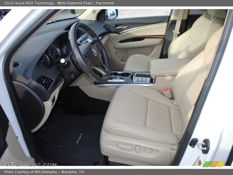 White Diamond Pearl / Parchment 2016 Acura MDX Technology