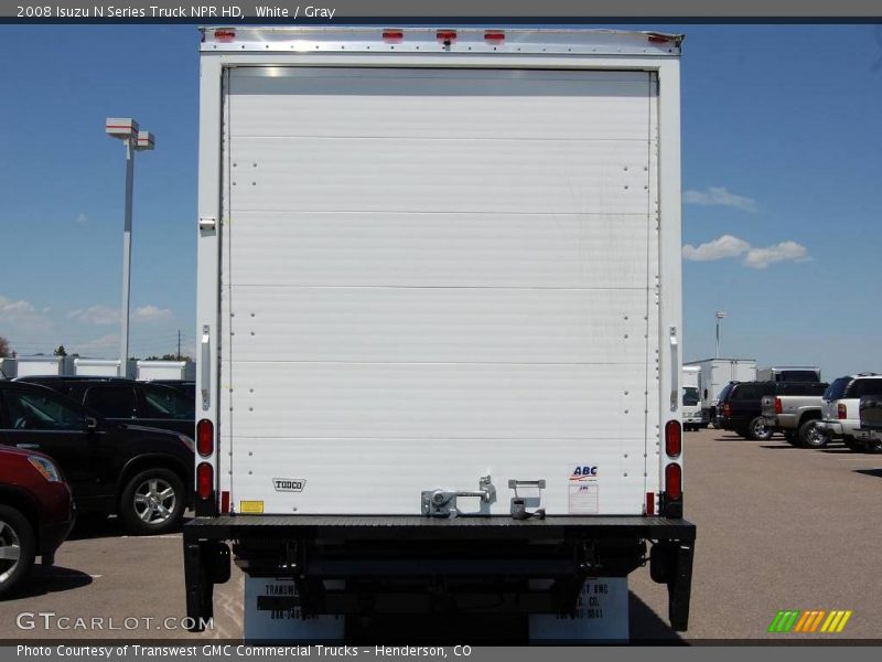 White / Gray 2008 Isuzu N Series Truck NPR HD