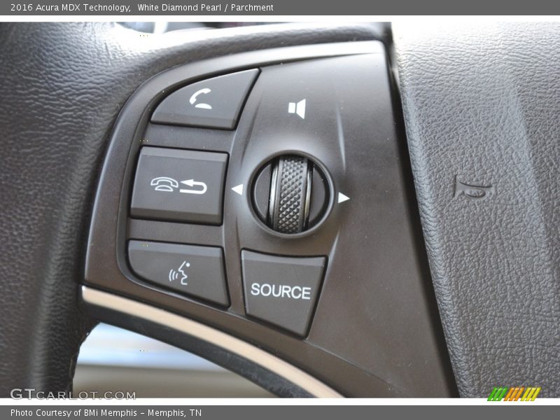 White Diamond Pearl / Parchment 2016 Acura MDX Technology