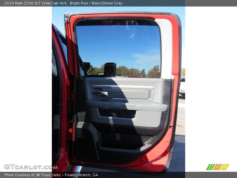 Bright Red / Black/Diesel Gray 2014 Ram 2500 SLT Crew Cab 4x4