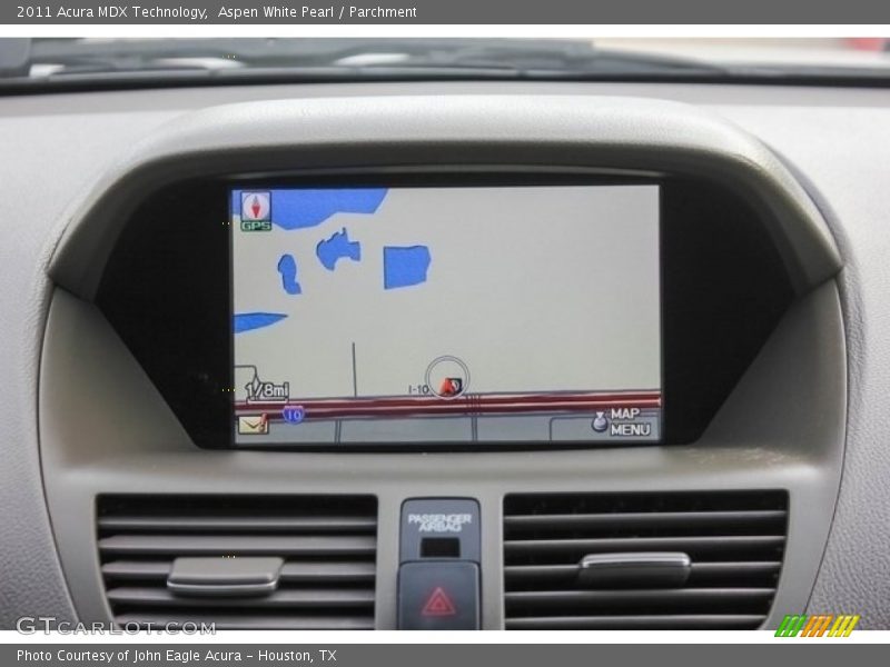 Aspen White Pearl / Parchment 2011 Acura MDX Technology