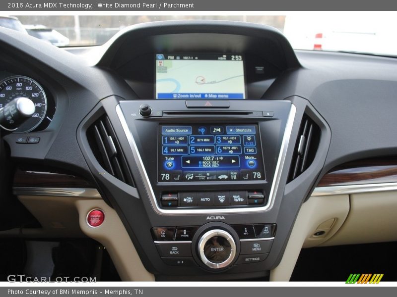 White Diamond Pearl / Parchment 2016 Acura MDX Technology