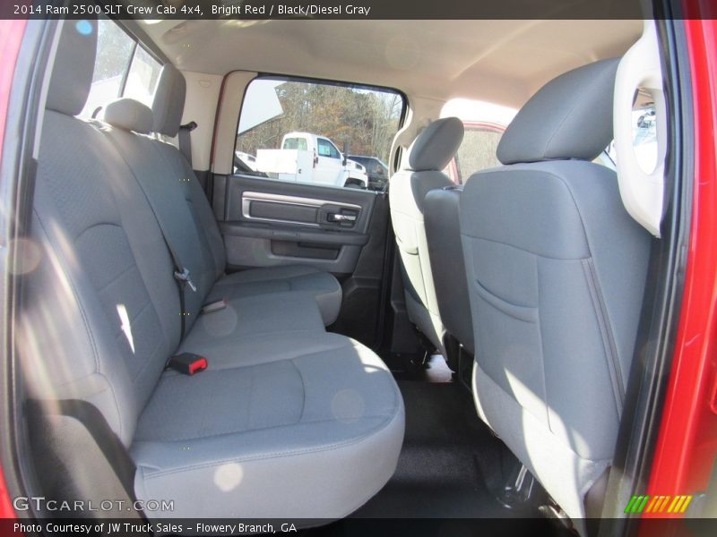 Bright Red / Black/Diesel Gray 2014 Ram 2500 SLT Crew Cab 4x4