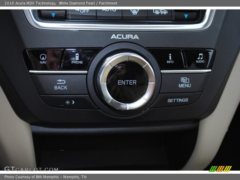 White Diamond Pearl / Parchment 2016 Acura MDX Technology