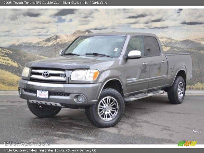 Silver Sky Metallic / Dark Gray 2005 Toyota Tundra SR5 Double Cab