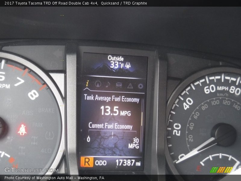 Quicksand / TRD Graphite 2017 Toyota Tacoma TRD Off Road Double Cab 4x4