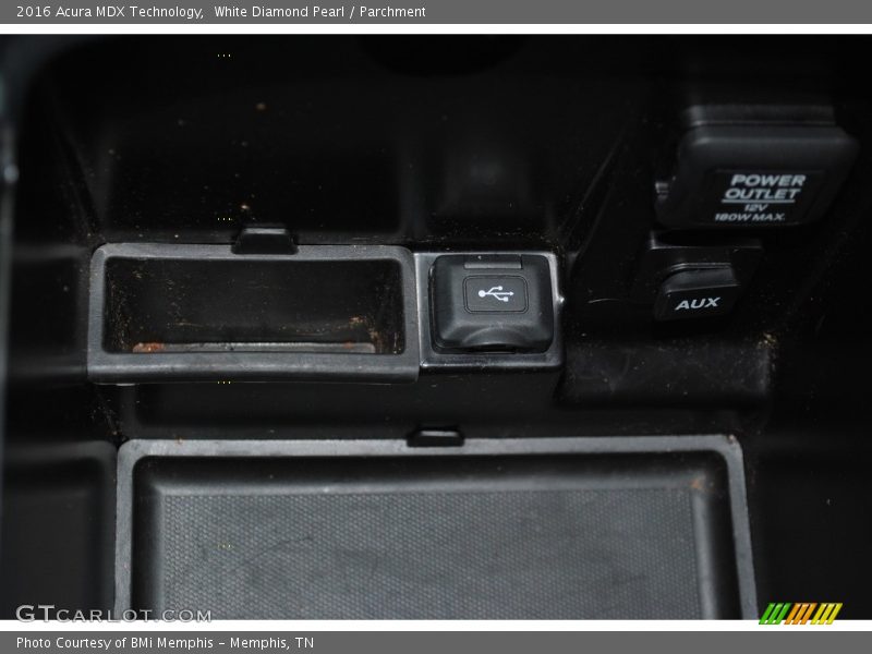 White Diamond Pearl / Parchment 2016 Acura MDX Technology