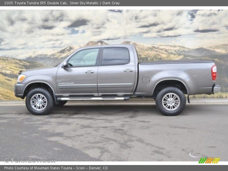 Silver Sky Metallic / Dark Gray 2005 Toyota Tundra SR5 Double Cab