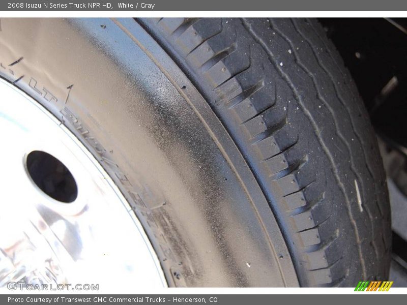 White / Gray 2008 Isuzu N Series Truck NPR HD