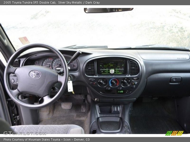 Silver Sky Metallic / Dark Gray 2005 Toyota Tundra SR5 Double Cab