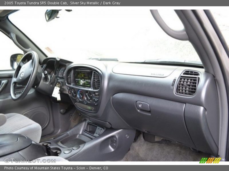 Silver Sky Metallic / Dark Gray 2005 Toyota Tundra SR5 Double Cab