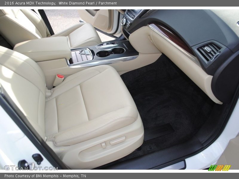 White Diamond Pearl / Parchment 2016 Acura MDX Technology