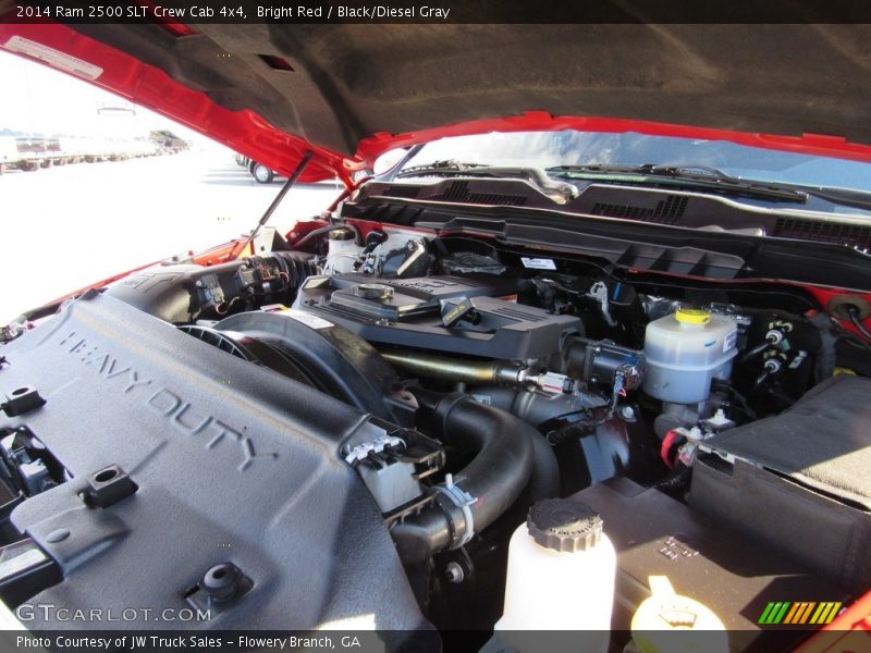 Bright Red / Black/Diesel Gray 2014 Ram 2500 SLT Crew Cab 4x4