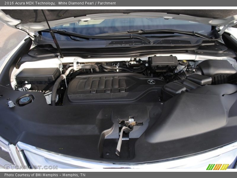 White Diamond Pearl / Parchment 2016 Acura MDX Technology