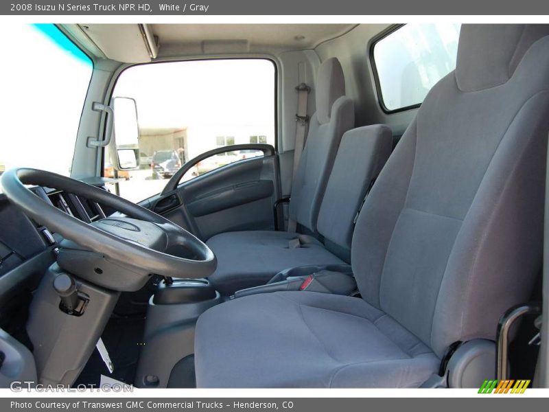 White / Gray 2008 Isuzu N Series Truck NPR HD