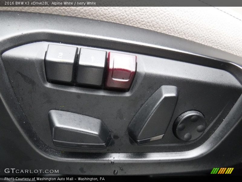 Alpine White / Ivory White 2016 BMW X3 xDrive28i