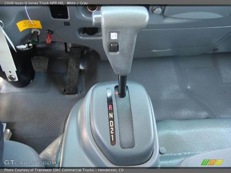 White / Gray 2008 Isuzu N Series Truck NPR HD