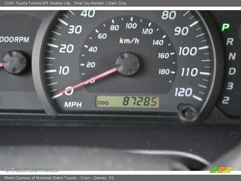 Silver Sky Metallic / Dark Gray 2005 Toyota Tundra SR5 Double Cab