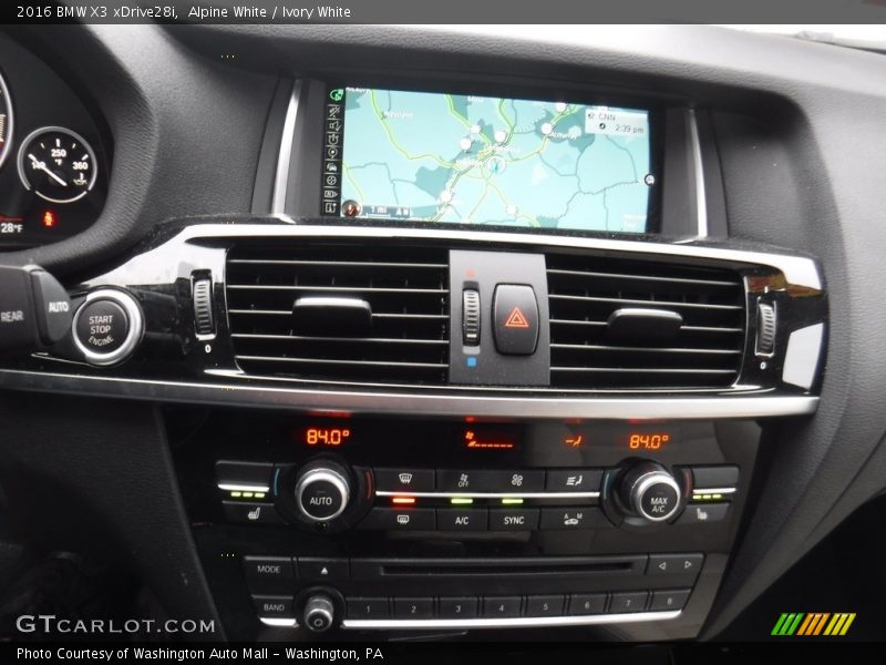 Alpine White / Ivory White 2016 BMW X3 xDrive28i