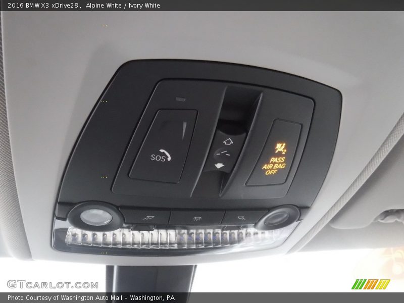 Alpine White / Ivory White 2016 BMW X3 xDrive28i