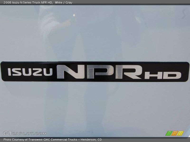 White / Gray 2008 Isuzu N Series Truck NPR HD