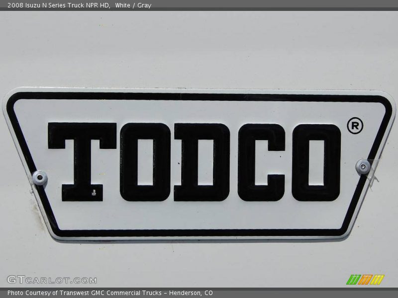 White / Gray 2008 Isuzu N Series Truck NPR HD