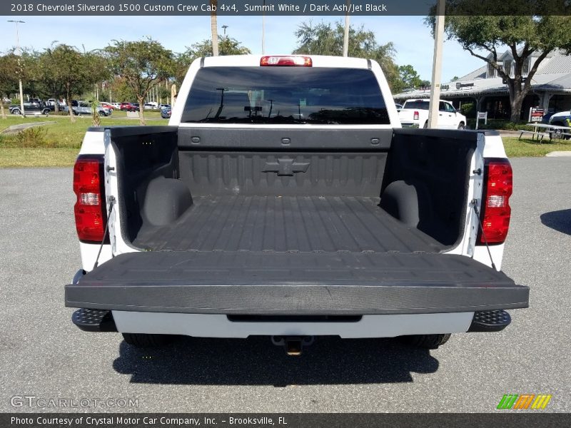 Summit White / Dark Ash/Jet Black 2018 Chevrolet Silverado 1500 Custom Crew Cab 4x4