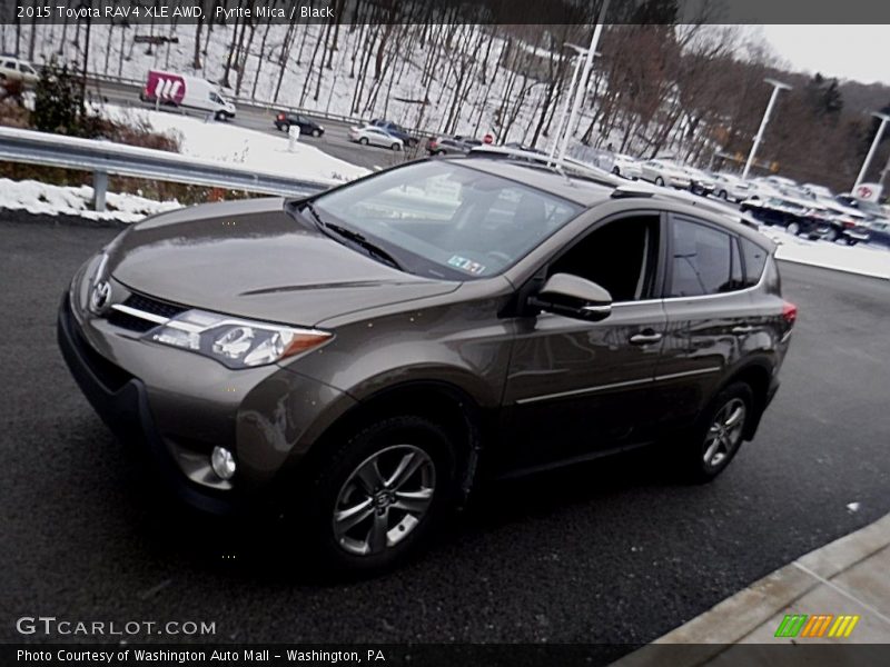 Pyrite Mica / Black 2015 Toyota RAV4 XLE AWD