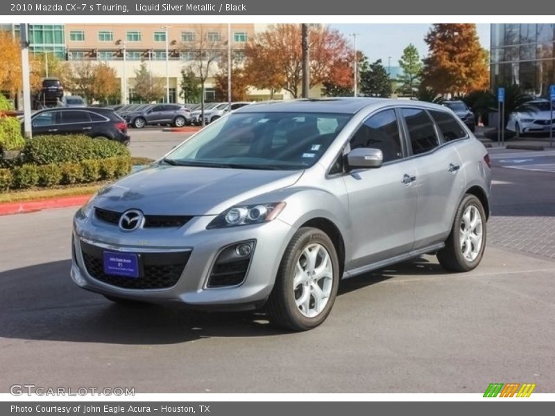 Liquid Silver Metallic / Black 2010 Mazda CX-7 s Touring