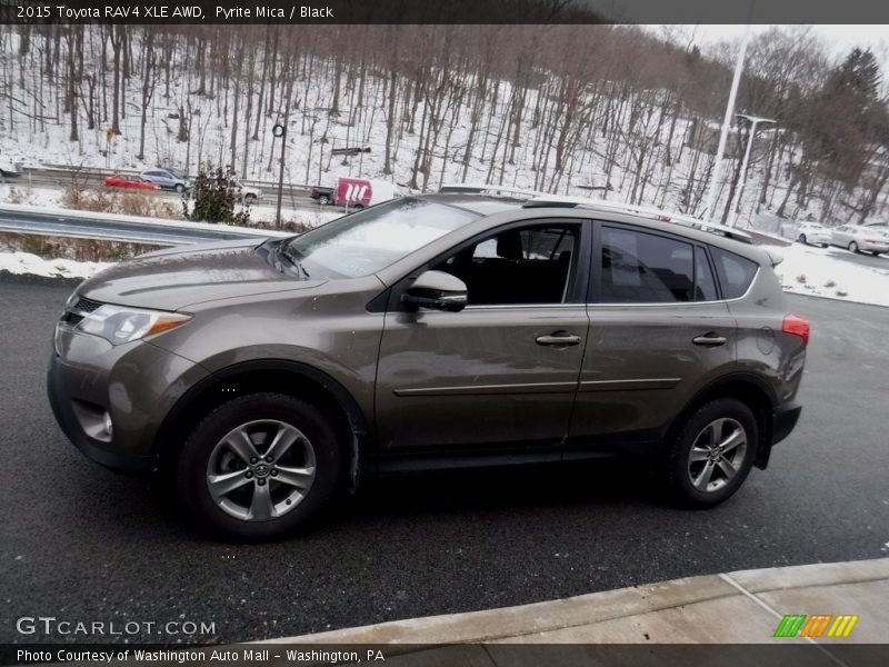 Pyrite Mica / Black 2015 Toyota RAV4 XLE AWD