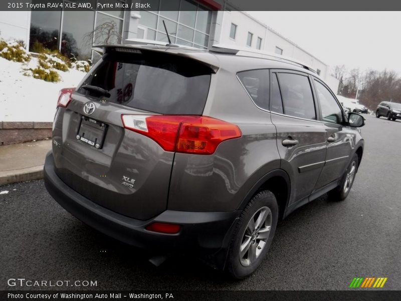 Pyrite Mica / Black 2015 Toyota RAV4 XLE AWD