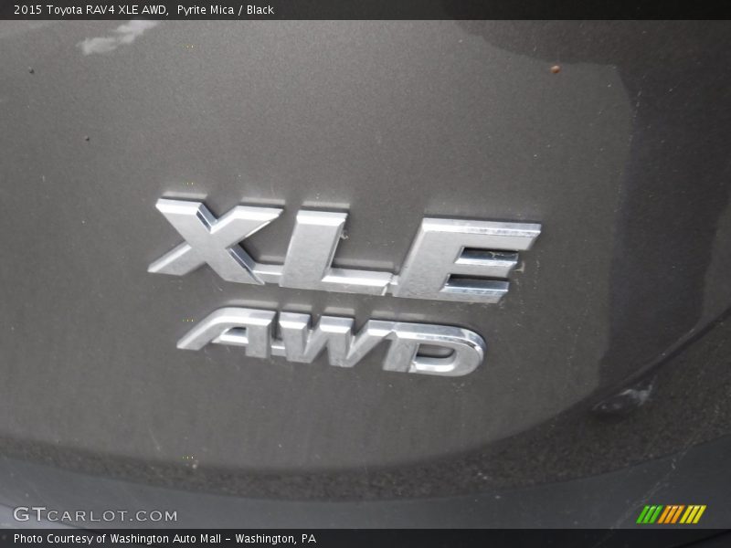 Pyrite Mica / Black 2015 Toyota RAV4 XLE AWD