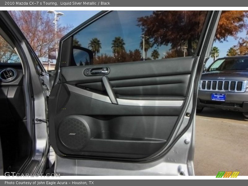 Liquid Silver Metallic / Black 2010 Mazda CX-7 s Touring