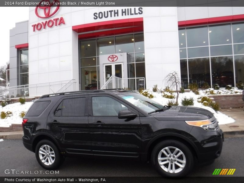 Tuxedo Black / Medium Light Stone 2014 Ford Explorer 4WD