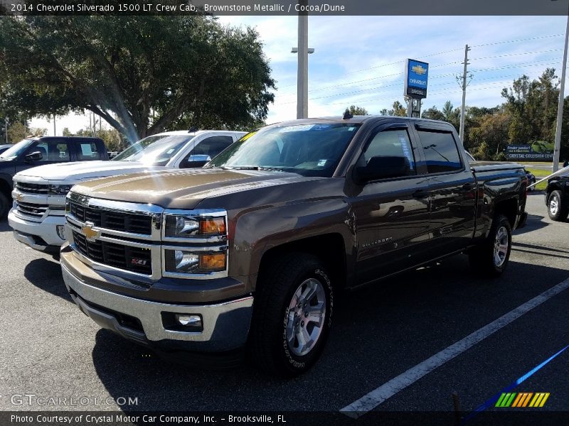 Brownstone Metallic / Cocoa/Dune 2014 Chevrolet Silverado 1500 LT Crew Cab