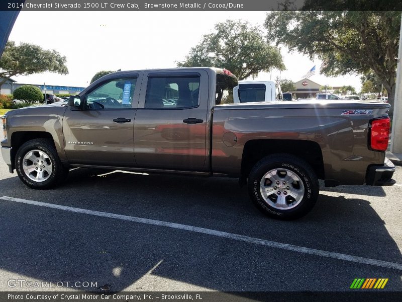 Brownstone Metallic / Cocoa/Dune 2014 Chevrolet Silverado 1500 LT Crew Cab