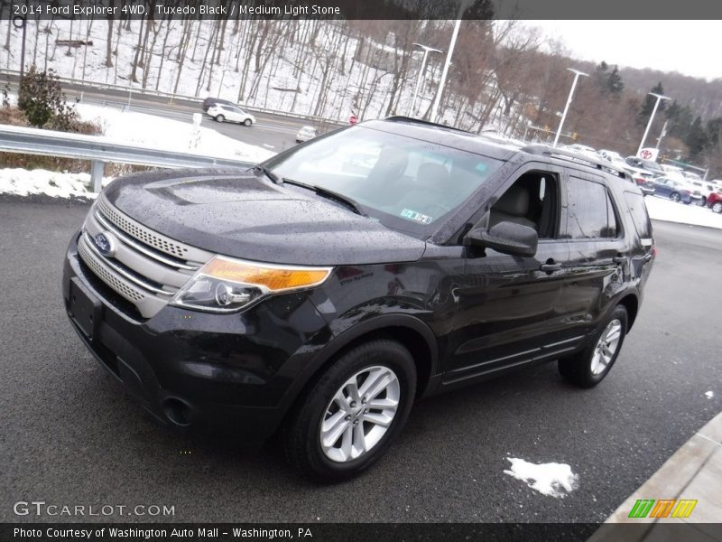 Tuxedo Black / Medium Light Stone 2014 Ford Explorer 4WD