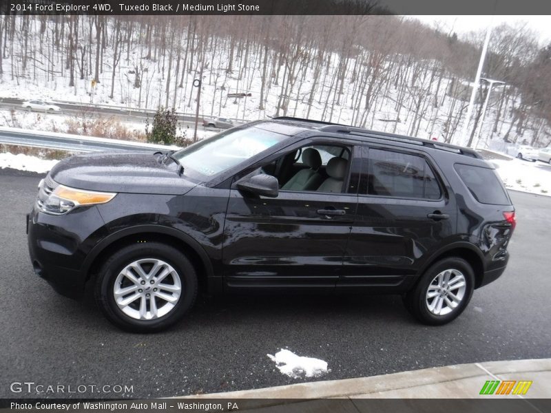 Tuxedo Black / Medium Light Stone 2014 Ford Explorer 4WD