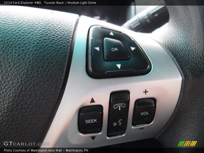 Tuxedo Black / Medium Light Stone 2014 Ford Explorer 4WD