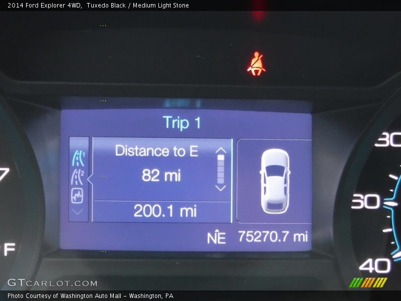 Tuxedo Black / Medium Light Stone 2014 Ford Explorer 4WD