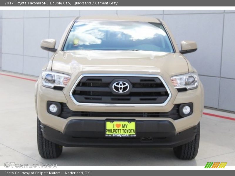 Quicksand / Cement Gray 2017 Toyota Tacoma SR5 Double Cab