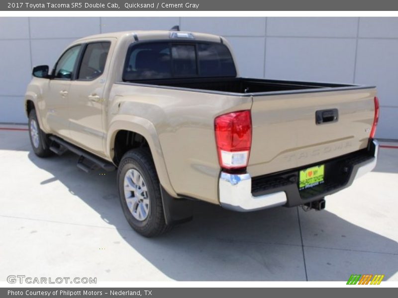 Quicksand / Cement Gray 2017 Toyota Tacoma SR5 Double Cab