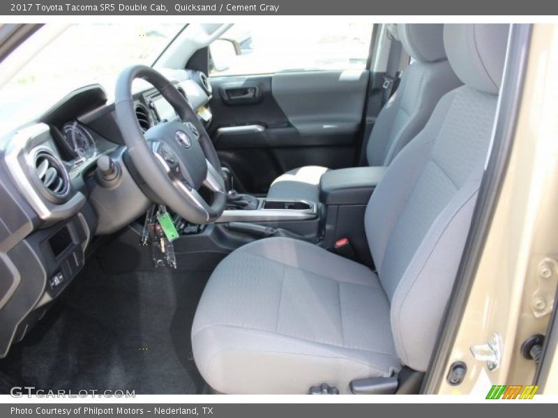 Quicksand / Cement Gray 2017 Toyota Tacoma SR5 Double Cab