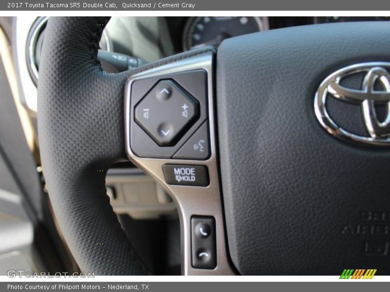 Quicksand / Cement Gray 2017 Toyota Tacoma SR5 Double Cab