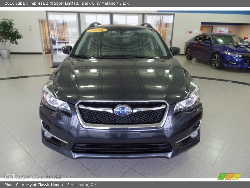 Dark Gray Metallic / Black 2016 Subaru Impreza 2.0i Sport Limited