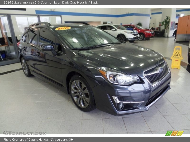 Dark Gray Metallic / Black 2016 Subaru Impreza 2.0i Sport Limited