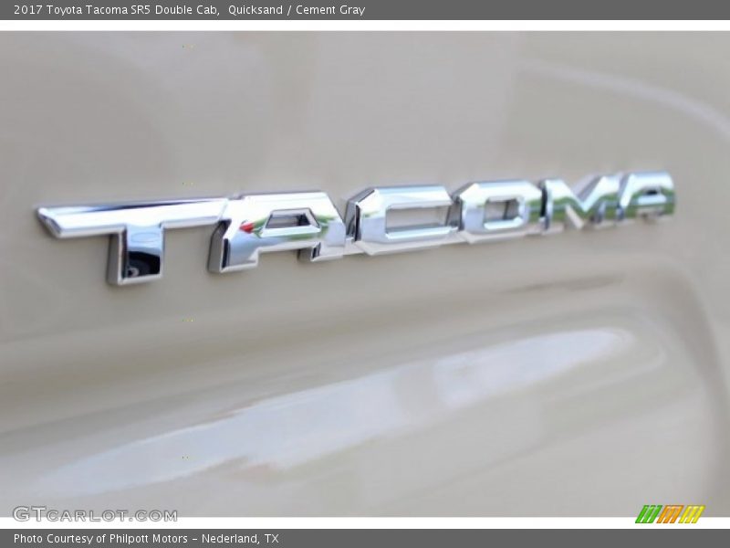 Quicksand / Cement Gray 2017 Toyota Tacoma SR5 Double Cab