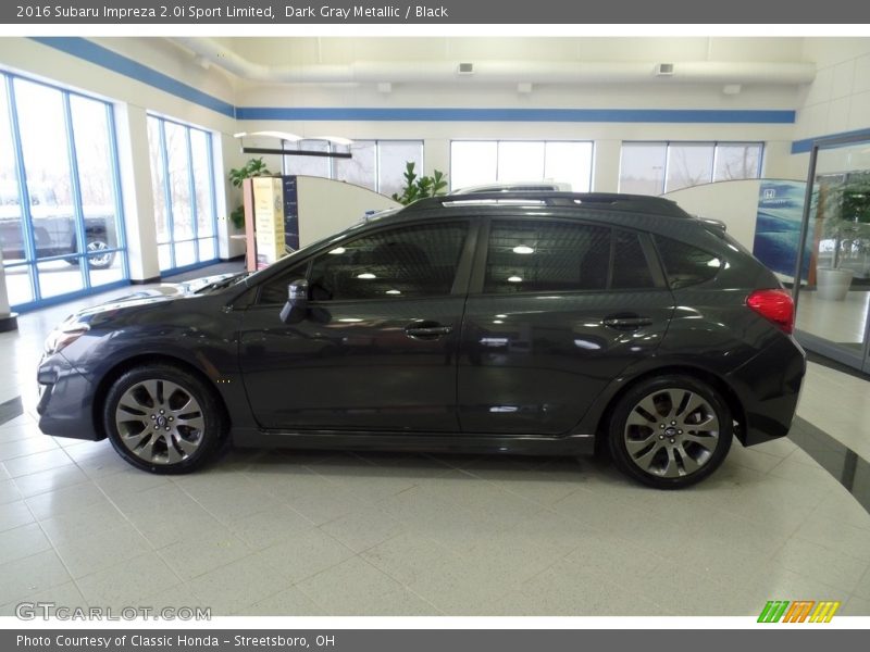 Dark Gray Metallic / Black 2016 Subaru Impreza 2.0i Sport Limited