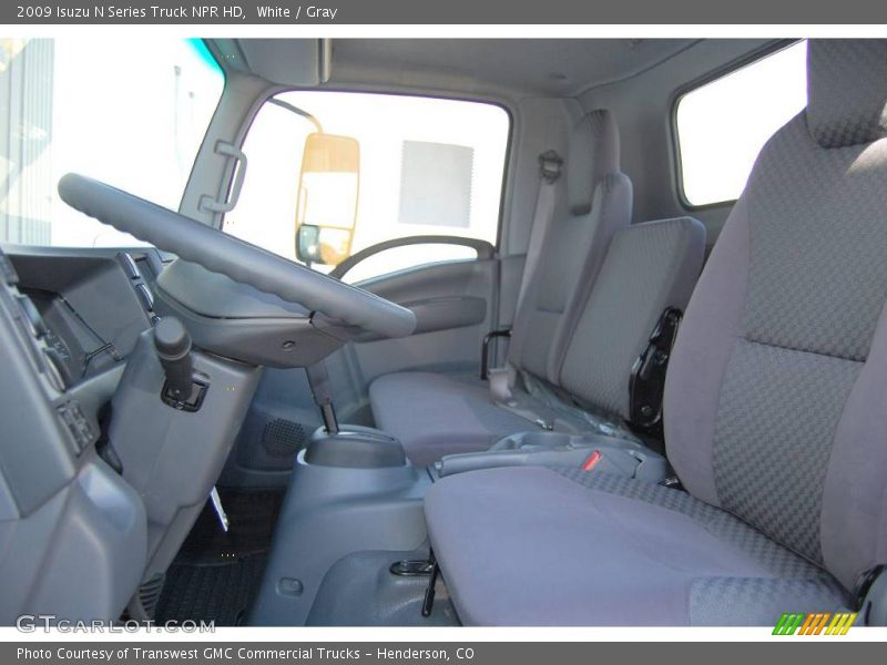 White / Gray 2009 Isuzu N Series Truck NPR HD